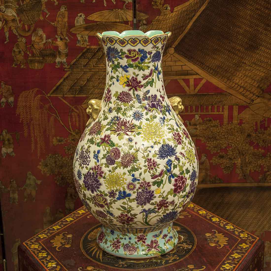 Китайская ваза, "Цветочная симфония" в интернет-студии декора / шоурум | ChinaHouse.studio