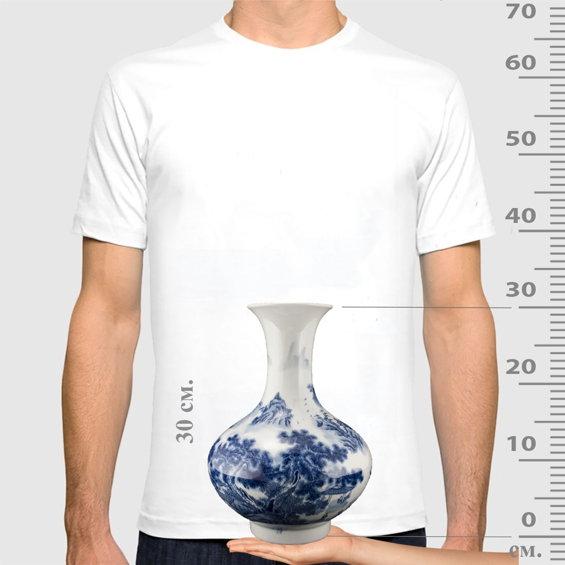 Китайская ваза "Blue & White" в интернет-студии декора / шоурум | ChinaHouse.studio