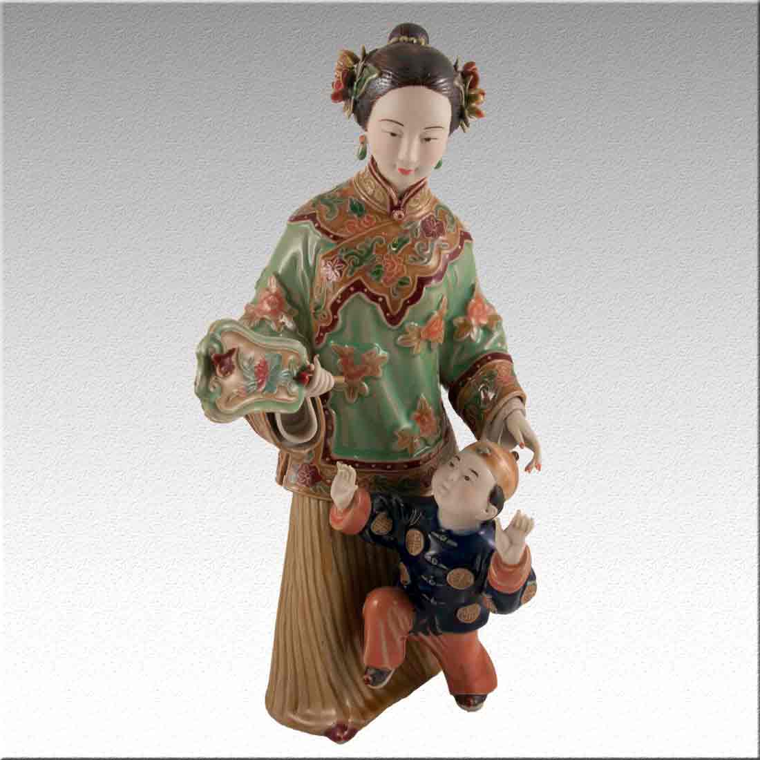 Статуэтка фигура девушки из фарфора «Chinese Lady porcelain» + Premium box в интернет-студии декора / шоурум | ChinaHouse.studio