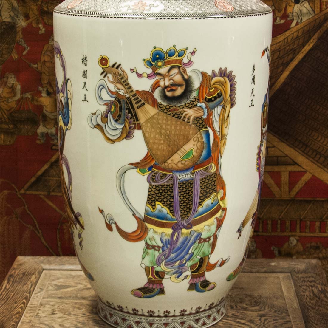 Китайская напольная ваза, "Небесные цари" в интернет-студии декора / шоурум | ChinaHouse.studio