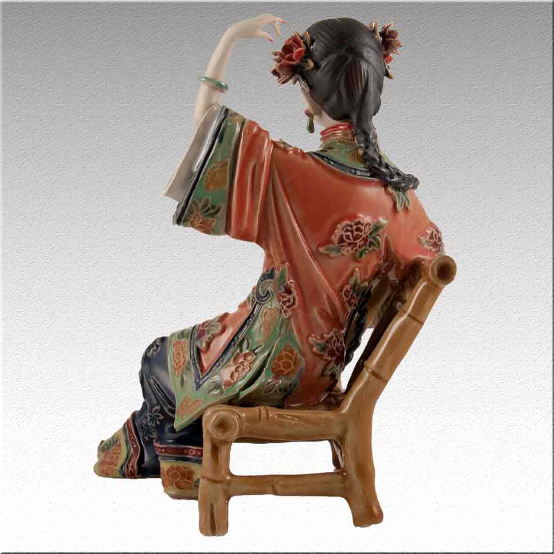 Статуэтка, фигурка девушки из фарфора - "Chinese Lady porcelain" + Premium box в интернет-студии декора / шоурум | ChinaHouse.studio