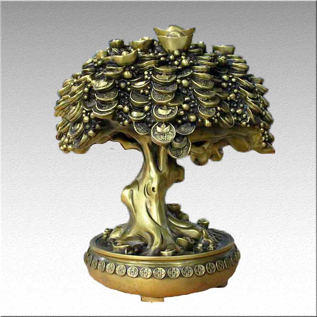 Денежное дерево "YuanBao" - фэншуй или дерево счастья в интернет-студии декора / шоурум | ChinaHouse.studio
