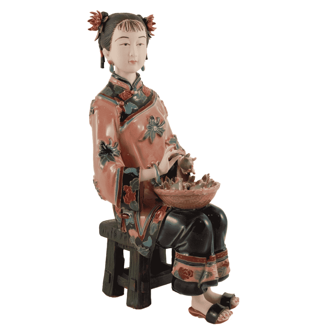 Статуэтка, фигурка девушки из фарфора - "Chinese Lady porcelain" + Premium box