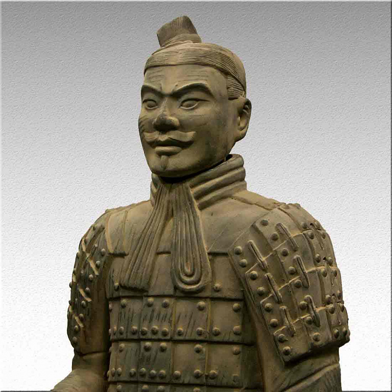 Картинка Статуя, "Терракотовый воин" - солдат императорской гвардии купить в студии декора / шоурум |  ChinaHouse.Studio